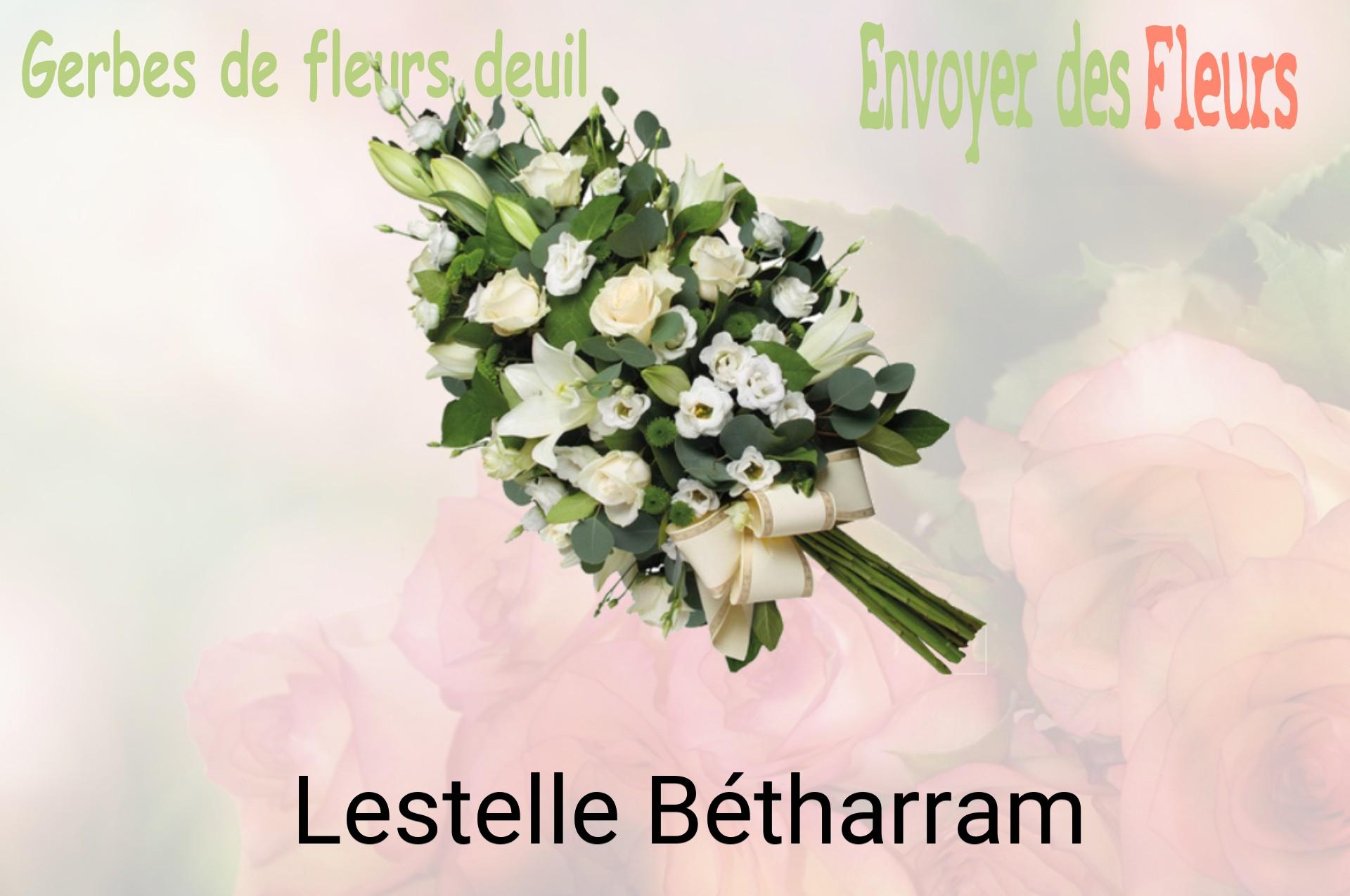 Gerbe de fleurs de deuil livrée à Lestelle-Bétharram